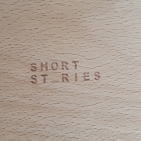 Short Stories Wooden Serveboard 12" × 7" - Picture 8 of 8